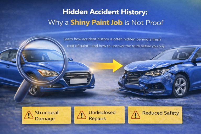 Hidden Accident History: Why a Shiny Paint Job Is Not Proof