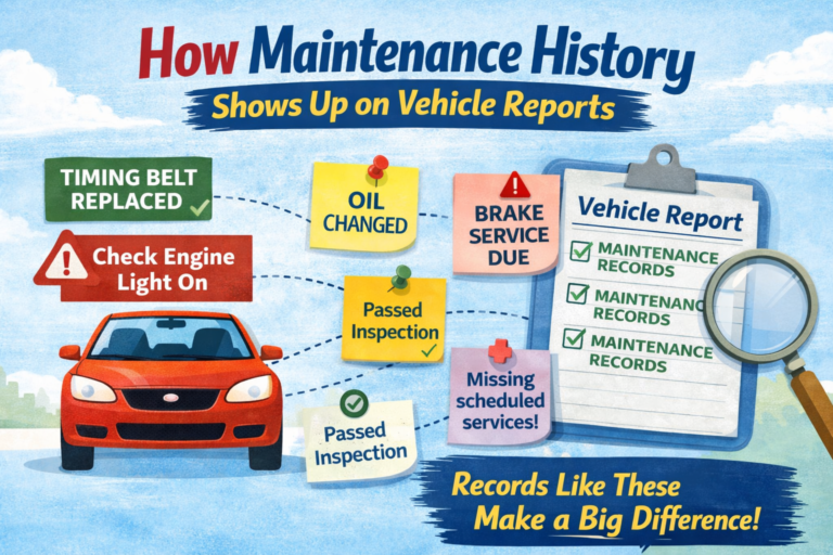 How Maintenance History Shows Up on Vehicle Reports