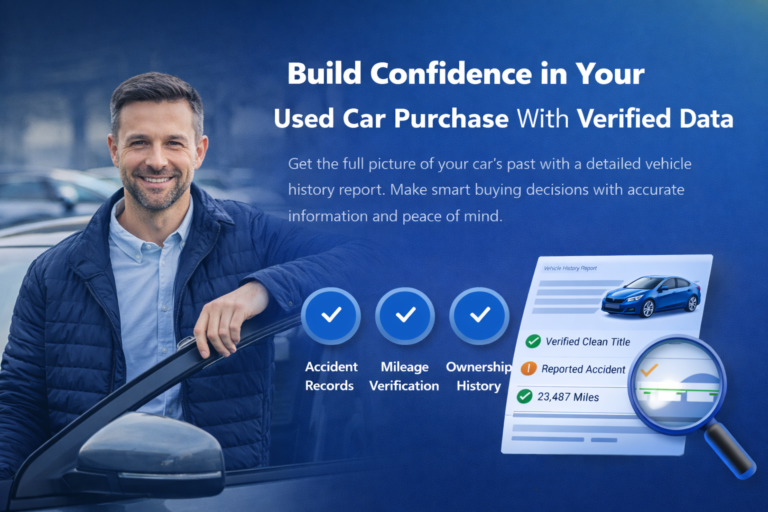Build Confidence in Your Used Car Purchase With Verified Data