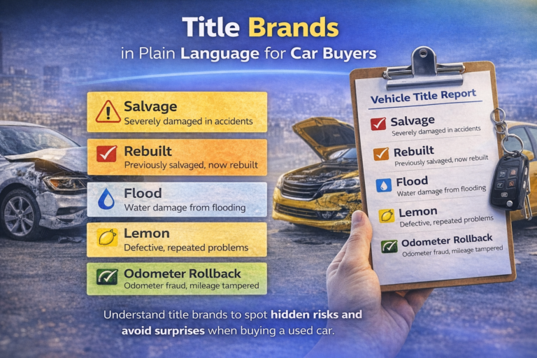 Title Brands in Plain Language for Car Buyers